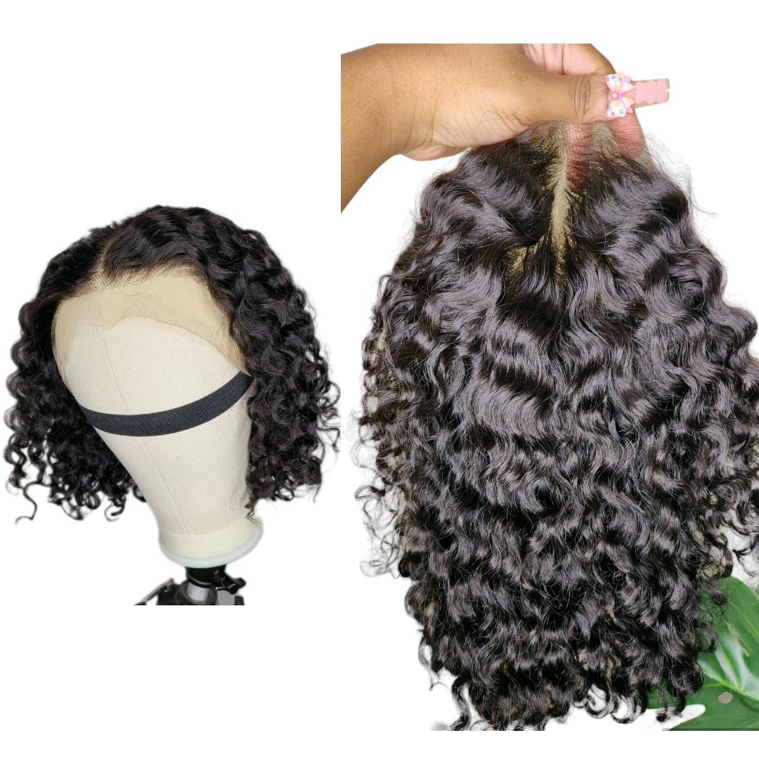 Water Wave Blunt Bob Cut