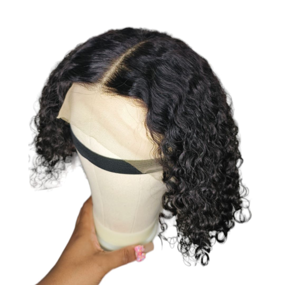 Kinky Curly Blunt Cut Bobs