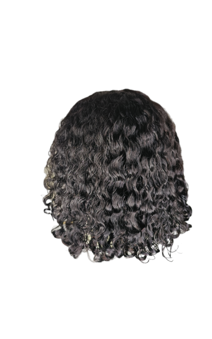 Kinky Curly Blunt Cut Bobs