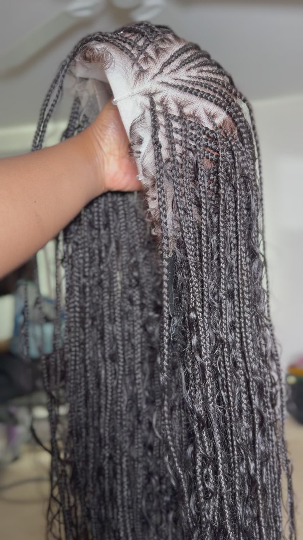 Fulani HD Lace with 100% curly human Hair
